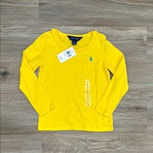 Ralph Lauren Yellow Long Sleeve Shirt